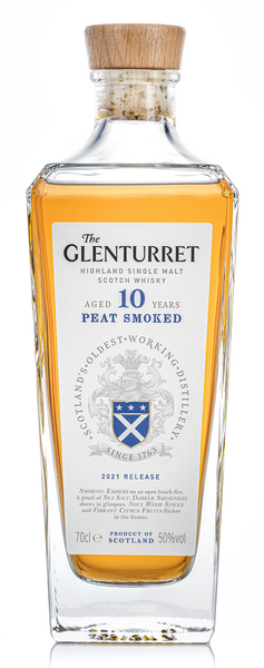 The Glenturret 10-Year-Old Peat Smoked Highland Single Malt Whisky, 50%