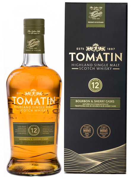 Tomatin 12-Year-Old Single Malt Scotch Whisky