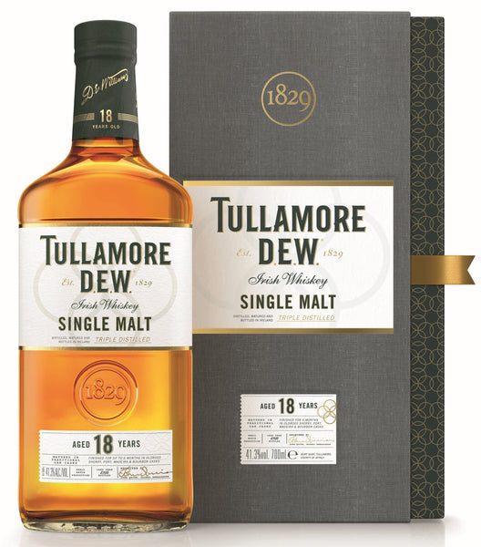 Tullamore D.E.W. 18-Year-Old Single Malt Irish Whiskey, 41.3%