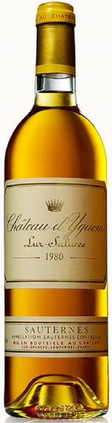 Bottle of 1980 Chateau d'Yquem Sauternes, France - Caviste Wine