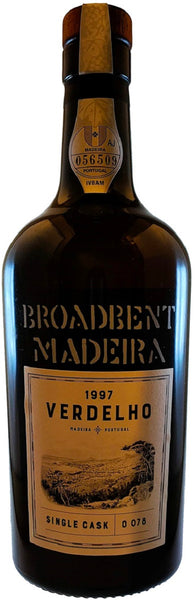 Bottle of 1997 Broadbent Single Cask Verdelho 078 - Caviste Wine
