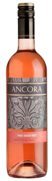 Bottle of 2018 Ancora Pinot Grigio Rose, Italy - Caviste Wine