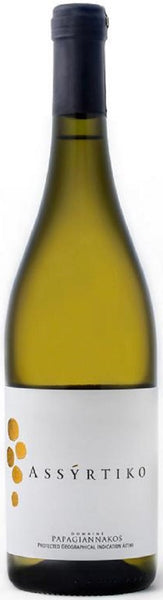 Bottle of 2021 Papagiannakos Assyrtiko - Caviste Wine