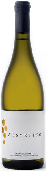 Bottle of 2020 Papagiannakos Assyrtiko, Greece - Caviste Wine