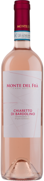 Bottle of 2020 Monte del Frà Bardolino Chiaretto Rose, Italy - Caviste Wine
