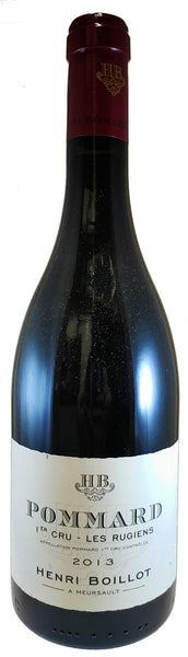 Bottle of 2013 Domaine Henri Boillot Pommard 1er Cru Rugiens, France - Caviste Wine
