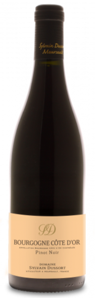 Bottle of 2019 Sylvain Dussort Bourgogne Côte d'Or Pinot Noir - Caviste Wine