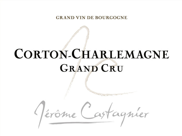 Bottle of 2013 Corton Charlemagne, Domaine Castangnier, Burgundy, France - Caviste Wine