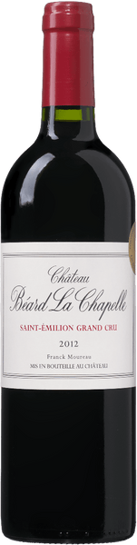 Bottle of 2015 Château Béard La Chapelle Grand Cru Saint Emilion - Caviste Wine