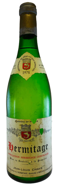 Bottle of 1978 Jean-Louis Chave Hermitage Blanc - Caviste Wine