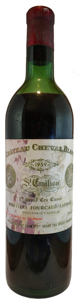Bottle of 1995 Chateau Cheval Blanc, St Emilion - Caviste Wine