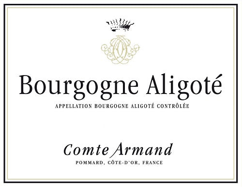 Bottle of 2016 Bourgogne Aligote, Comte Armand, Burgundy, France - Caviste Wine