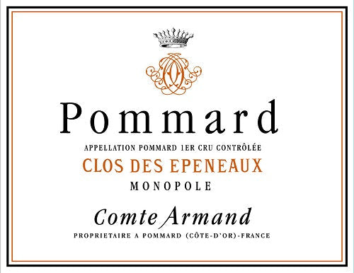 Bottle of 2016 Comte Armand Pommard 1er Epeneaux - Caviste Wine