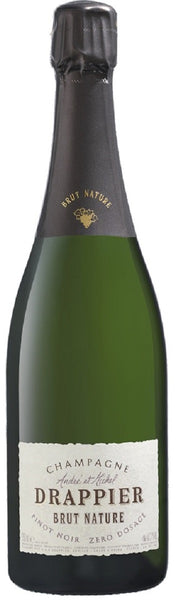 Bottle of NV Drappier Brut Nature Champagne - Caviste Wine