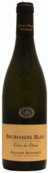 Bottle of 2014  Bourgogne Blanc Cuvee des Ormes, Sylvain Dussort, Burgundy, France - Caviste Wine