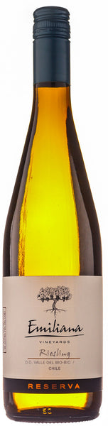 Bottle of 2013 Emiliana Reserva Riesling - Caviste Wine