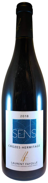 Bottle of 2018 Fayolle Crozes Hermitage Sens, Rhone Valley - Caviste Wine