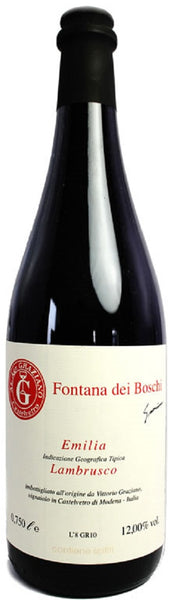 Bottle of NV Graziano Lambrusco di Modena, Italy - Caviste Wine