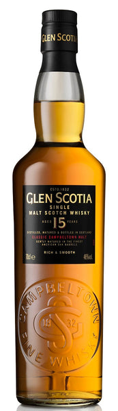 Glen Scotia 15-Year-Old Campbeltown Single Malt Scotch Whisky, 46%