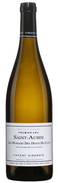Bottle of 2018 Girardin Saint Aubin 1er Cru Murgers des Dents de Chien, France - Caviste Wine