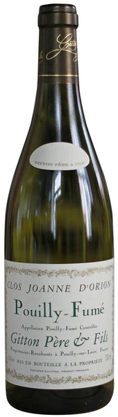 Bottle of 2013 Gitton Pouilly Fume Clos Joanne d'Orion - Caviste Wine