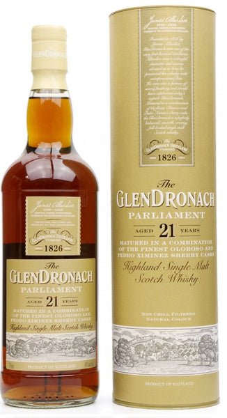 GlenDronach Parliament 21-Year-Old Single Malt Scotch Whisky, 48%