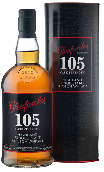 Glenfarclas 105 Cask Strength Single Malt Scotch Whisky, 60%