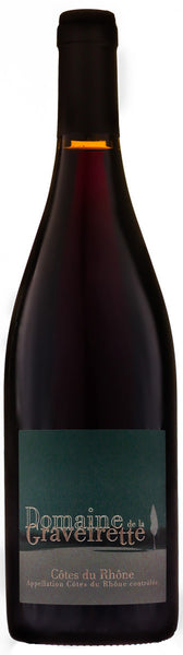 Bottle of 2014 Domaine Graveirette Côtes du Rhône - Caviste Wine
