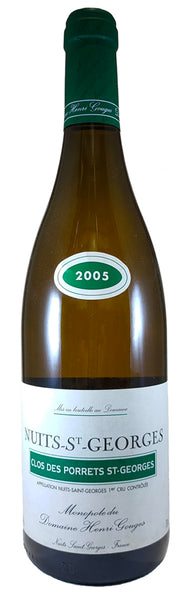 Bottle of 2005 Henri Gouges Nuits St Georges 1er Cru Clos Des Porrets White - Caviste Wine