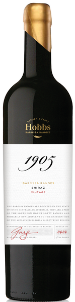 Bottle of 2017 Hobbs 1905 Shiraz, Barossa Valley - Caviste Wine