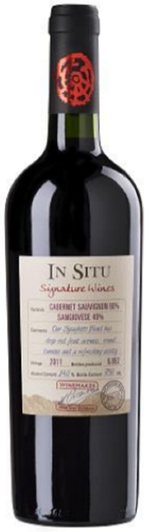 Bottle of 2018 In Situ Signature Cabernet Sauvignon/Sangiovese, Chile - Caviste Wine