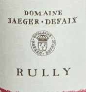 Bottle of 2016 Jaeger Defaix Rully Rouge - Caviste Wine