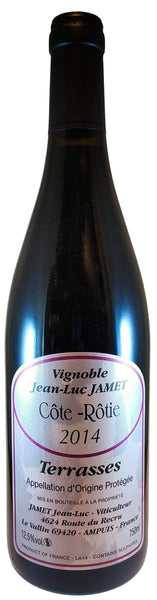 Bottle of 2014 Jean-Luc Jamet Cotes Cote Rotie Terrasses, France - Caviste Wine