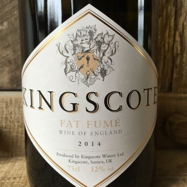 Bottle of 2014 Kingscote Fat Fume, Kingscote Estate, West Sussex - Caviste Wine