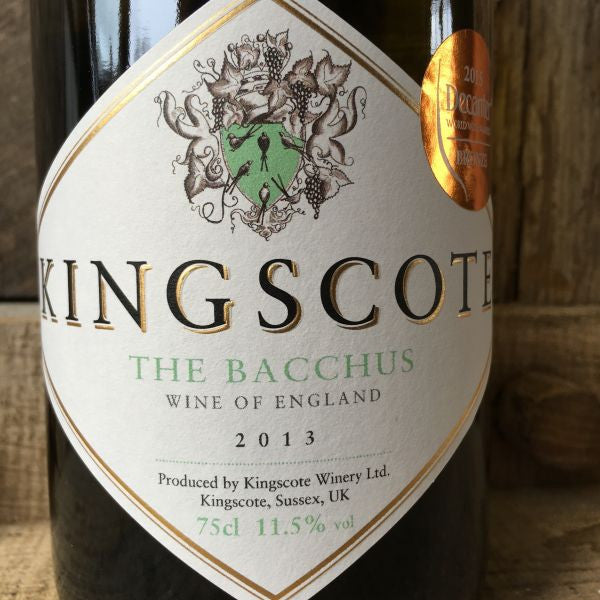 Bottle of 2013 Kingscote The Bacchus, Kingscote Estate, West Sussex - Caviste Wine