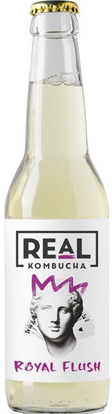 Bottle of Real Kombucha Royal Flush - Caviste Wine