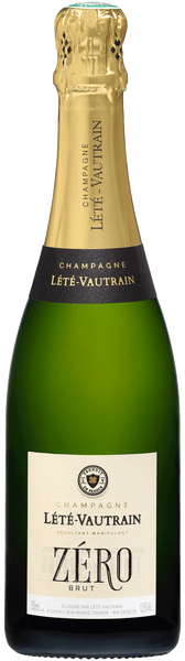 Bottle of NV Champagne Lété-Vautrain Brut Zéro - Caviste Wine