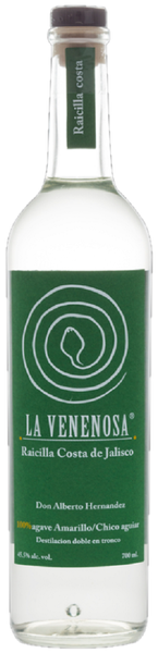 La Venenosa Raicilla Costa de Jaliso Mezcal, 44.3%