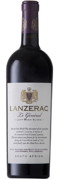 Bottle of 2017 Lanzerac Le General Red Blend, South Africa - Caviste Wine