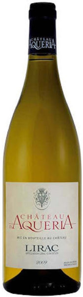 Bottle of 2019 Chateau Aqueria Lirac Blanc, France - Caviste Wine