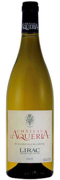Bottle of 2021 Chateau d'Aqueria Lirac Blanc - Caviste Wine