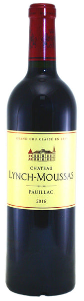 Bottle of 2016 Chateau Lynch Moussas, France - Caviste Wine