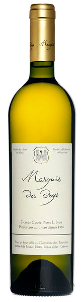Bottle of 2018 Domaine des Tourelles Marquis des Beys Chardonnay, Lebanon - Caviste Wine