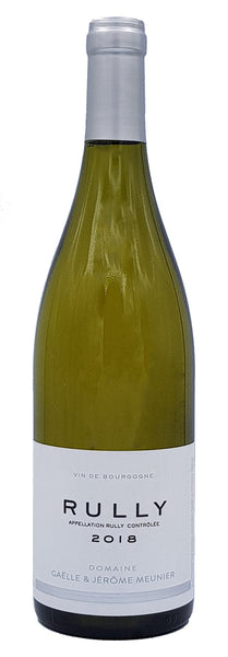 Bottle of 2018 Domaine Meunier Mercurey Rully Blanc - Caviste Wine