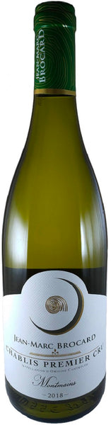 Bottle of 2018 Jean-Marc Brocard 1er Cru Montmains Chablis, France - Caviste Wine