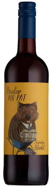 Bottle of 2019 Peculiar Mr Pat Merlot, Australia - Caviste Wine