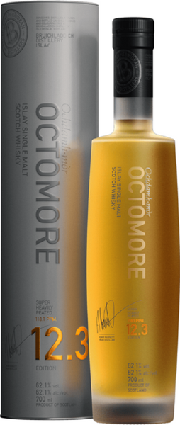 Bottle of Bruichladdich Octomore 12.3 Islay Single Malt Whisky - Caviste Wine