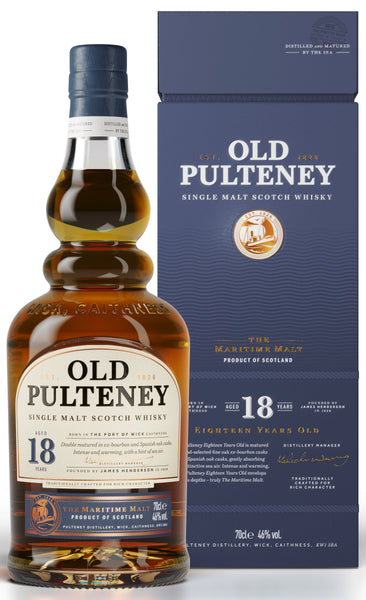 Old Pulteney 18-Year-Old Single Malt Scotch Whisky