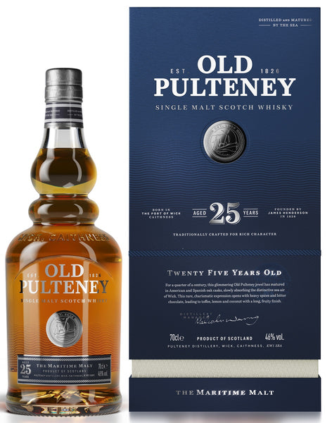 Old Pulteney 25-Year-Old Single Malt Scotch Whisky
