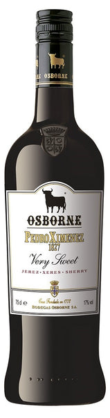 Bottle of NV Osborne Pedro Ximenez 1827 - Caviste Wine